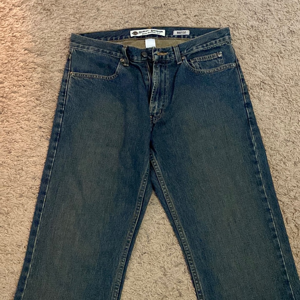 Mens Harley Davidson boot cut jeans 34x34